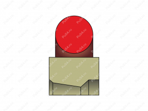Уплотнение штока 61x76.1x6.3 аналог 172397 DICHTOMATIC, Código de product 70-08-957001, Poliuretano, PTFE+PU87*M, Imagen №1